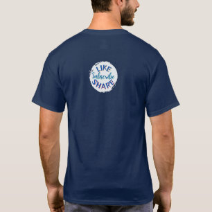 Camiseta "Como, Assine, Compartilhe" Palavra.