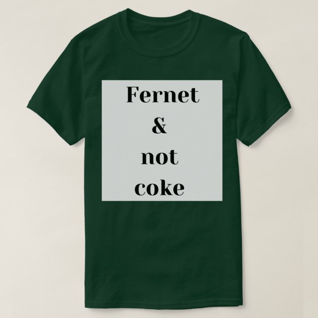 Camiseta Como beber fernet (Frente do Design)