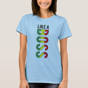 Camiseta COMO cores de uma reggae do CHEFE