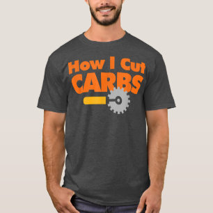 Camiseta Como Corto Carboidratos Engraçados Pizza Amantes 5