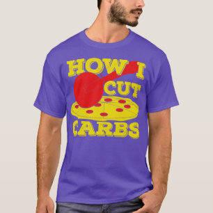 Camiseta Como Corto Carboidratos Engraçados Pizza Pizza Piz