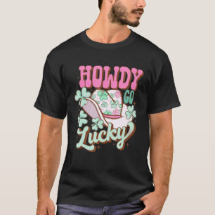 Camiseta Como Dar Sorte Dia De São Patrício Ferradura Trevo