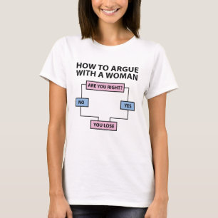 Camiseta Como Discutir Com Uma Mulher