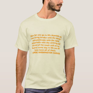 Camiseta Como distante você vai na vida depende de seu ser