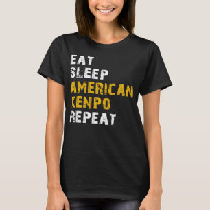Camiseta como dormir o American Kenpo