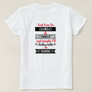 Camiseta Como e Compartilhar T-Shirt