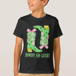 Camiseta Como é que a sorte faz crescer o Dia de São Patríc