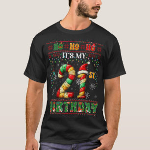 Camiseta Como É Que É A Minha aniversário de 21 anos Xmas C