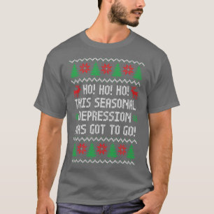 Camiseta Como É Que Esta Depressão Sazonal Tem De Ir Para F