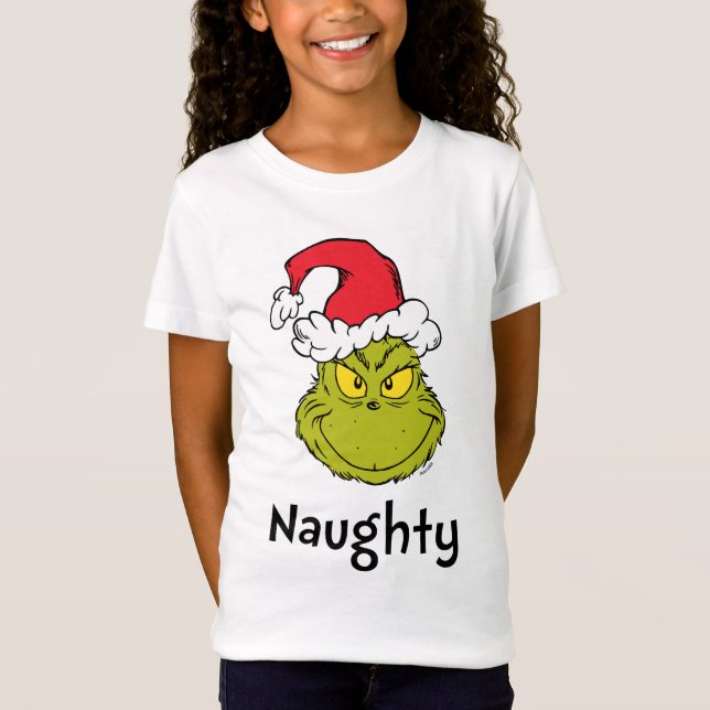 Camiseta Como é que o Grpolegadas roubou o Natal | Naughty  (Frente)