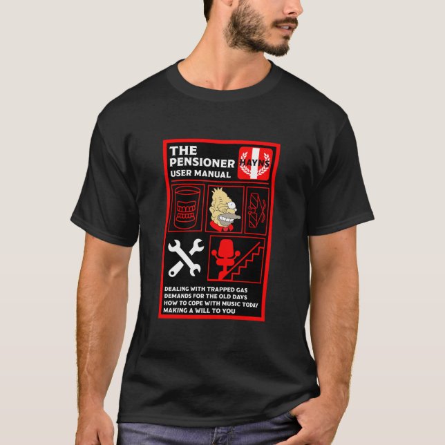 Camiseta Como entender Pessoas antigas (Frente)