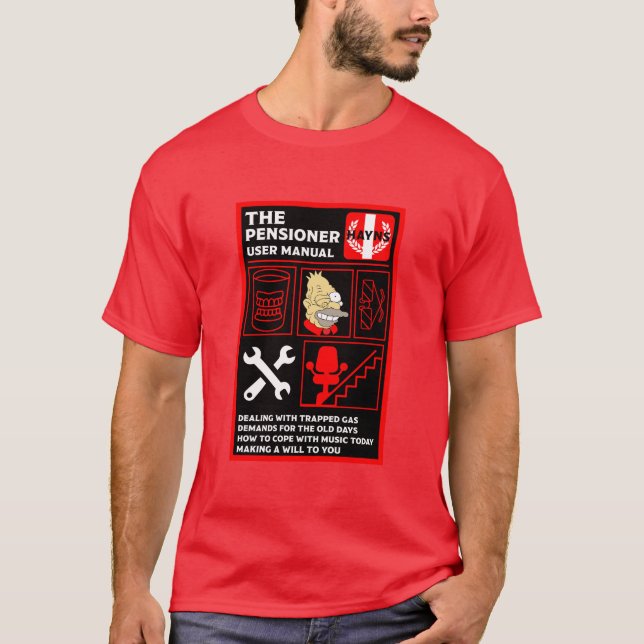 Camiseta Como entender Pessoas antigas (Frente)