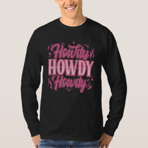 Camiseta Como Está Cowgirl Rodeio Ocidental Do País Sul Par