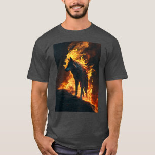 Camiseta Como estão as chamas, Ignite o Lobo