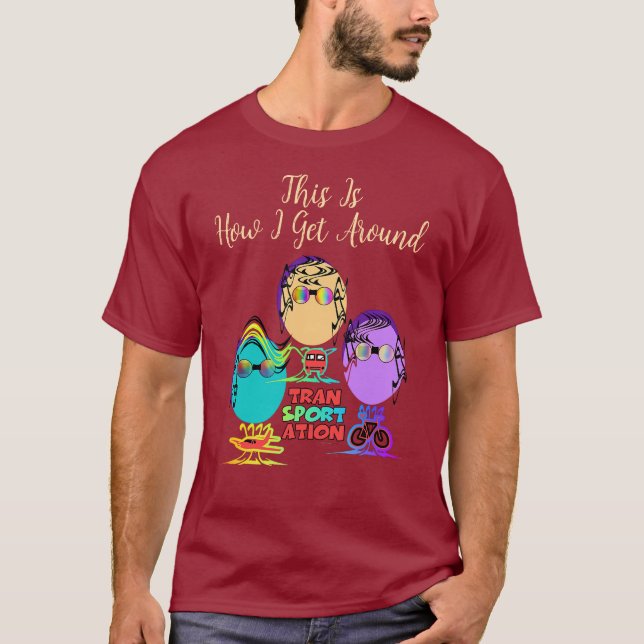 Camiseta Como Eu Envolvo Maroon (Frente)