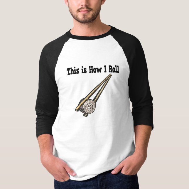 Camiseta Como eu faço o Roll Sushi Rice (Frente)