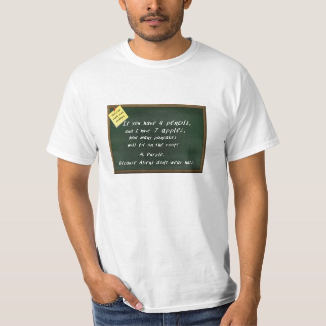Camiseta Como eu ver o t-shirt dos problemas de matemática (Frente)