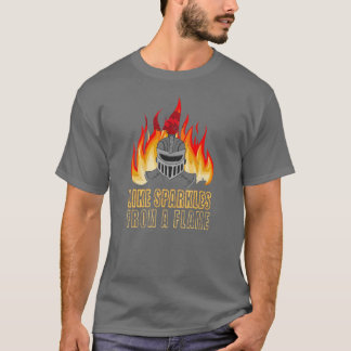 Camiseta como faíscas de uma chama Dirp Knight Classic T