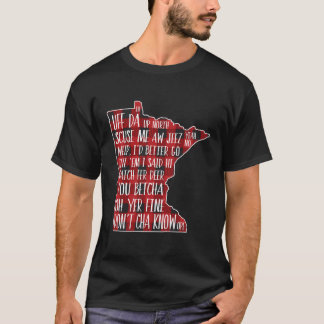Camiseta Como Falar Minesotan - Ditos De Xadrez De Buffalo 