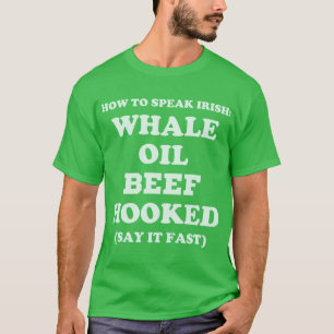 Camiseta Como falar o Tshirt engraçado irlandês do Dia de
