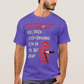 Camiseta Como fazer amor com sua Faca 1