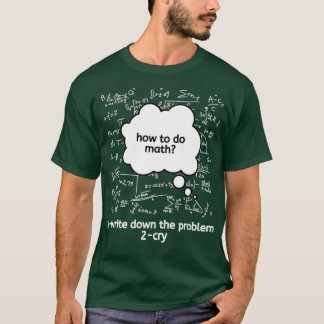 Camiseta como fazer matemática 4 1