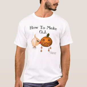 Camiseta Como fazer o sumo de laranja