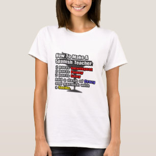 Camiseta Como fazer um professor espanhol