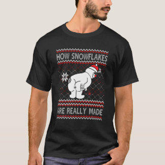 Camiseta Como Flocos de Neve São Realmente Feitos Cristo De