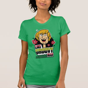 Camiseta "Como gráfico desgrenhado do homem Groovy"