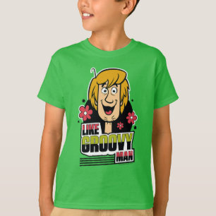 Camiseta "Como gráfico desgrenhado do homem Groovy"