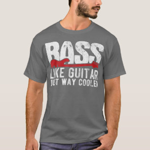 Camiseta Como Guitarra, Jogador De Bass Mais Fresco 2312