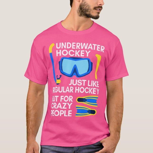Camiseta Como Hóquei Subaquático Regular Para (Frente)