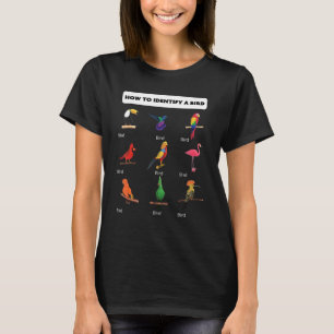 Camiseta Como Identificar Um Ave Birdwatcher