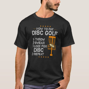 Camiseta Como Jogar Disc Golf Frisbee Golfe Jogador Masculi