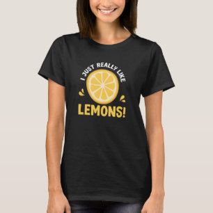 Camiseta Como Lemons Ironic Cote Lemonade Fruta de Citros