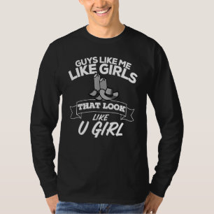 Camiseta Como Meninas Que Se Parecem Com A Música Da U Girl