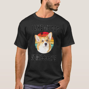 Camiseta Como Meu Corgi & Talvez 3 Pessoas
