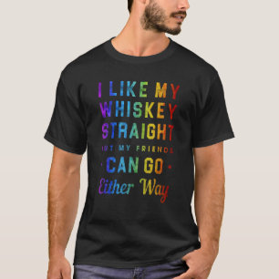 Camiseta Como Meu Hetero Whiskey Amigos Lgbtq Orgulho gay P