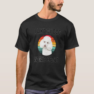 Camiseta Como Meu Poodle & Talvez 3 Pessoas
