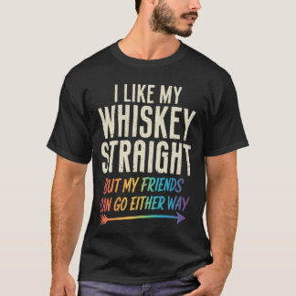 Camiseta Como Meu Uísque Amigos Retos Orgulho LGBTQ Gay P