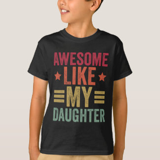Camiseta Como Minha Filha Oferece Aos Homens Um Pai Engraça