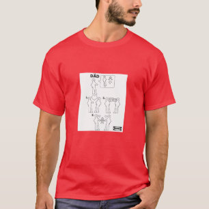Camiseta Como montar uma instrução de Pai de Gay