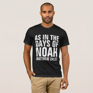 CAMISETA COMO NOS DIAS DE NOAH CHRISTIAN ENTENDE T-SHIRTS