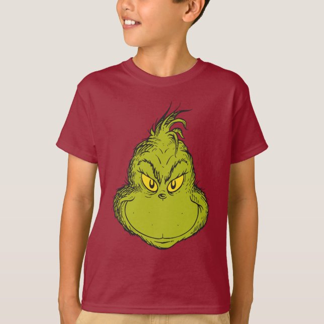 Camiseta Como o Grinch Roubou o Natal Clássico Grinch (Frente)