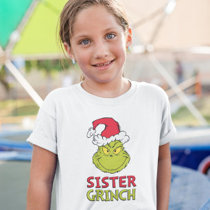 Camiseta Como o Grinch Roubou o Natal Irmã Grinch