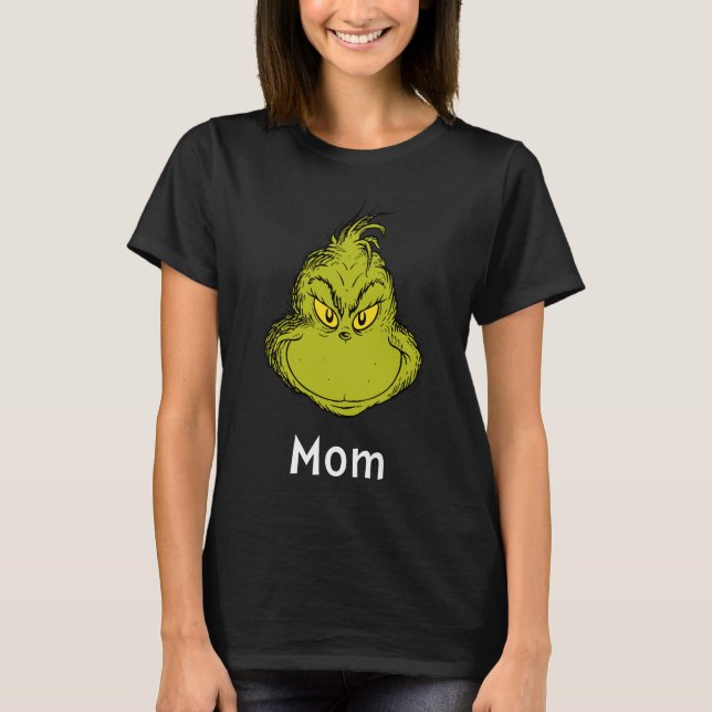 Camiseta Como o Grinch Roubou o Natal | Mãe Grinch (Frente)