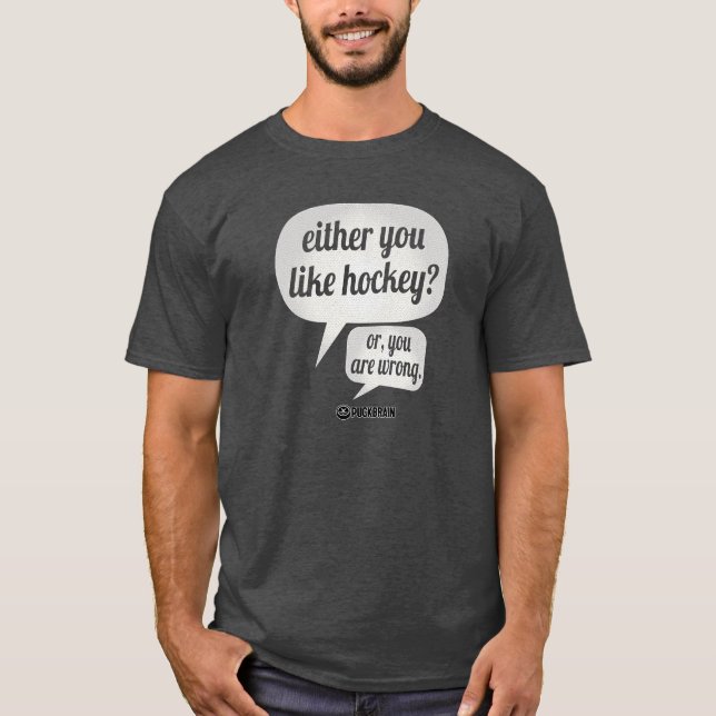 Camiseta Como o hóquei? (Frente)