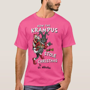 Camiseta Como o Krampus Roubou o Natal Assustadoramente Fof