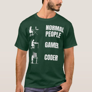 Camiseta Como O Programador Senta Um Engraçado Codificação